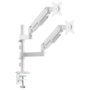 Aisens Soporte de Mesa Eco Contrapeso para 2 Monitores/TV de 17-32 Pulgadas, Blanco